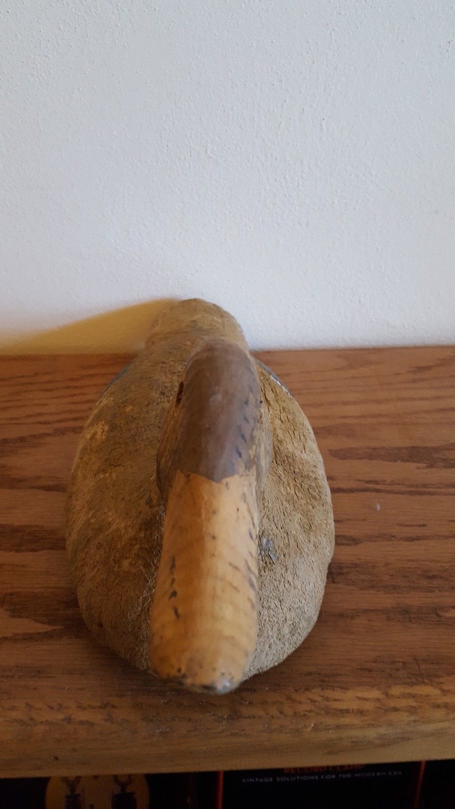 EARLY ANTIQUE DUCK DECOY WITH ORIGINAL PAINT FROM MARYLAND