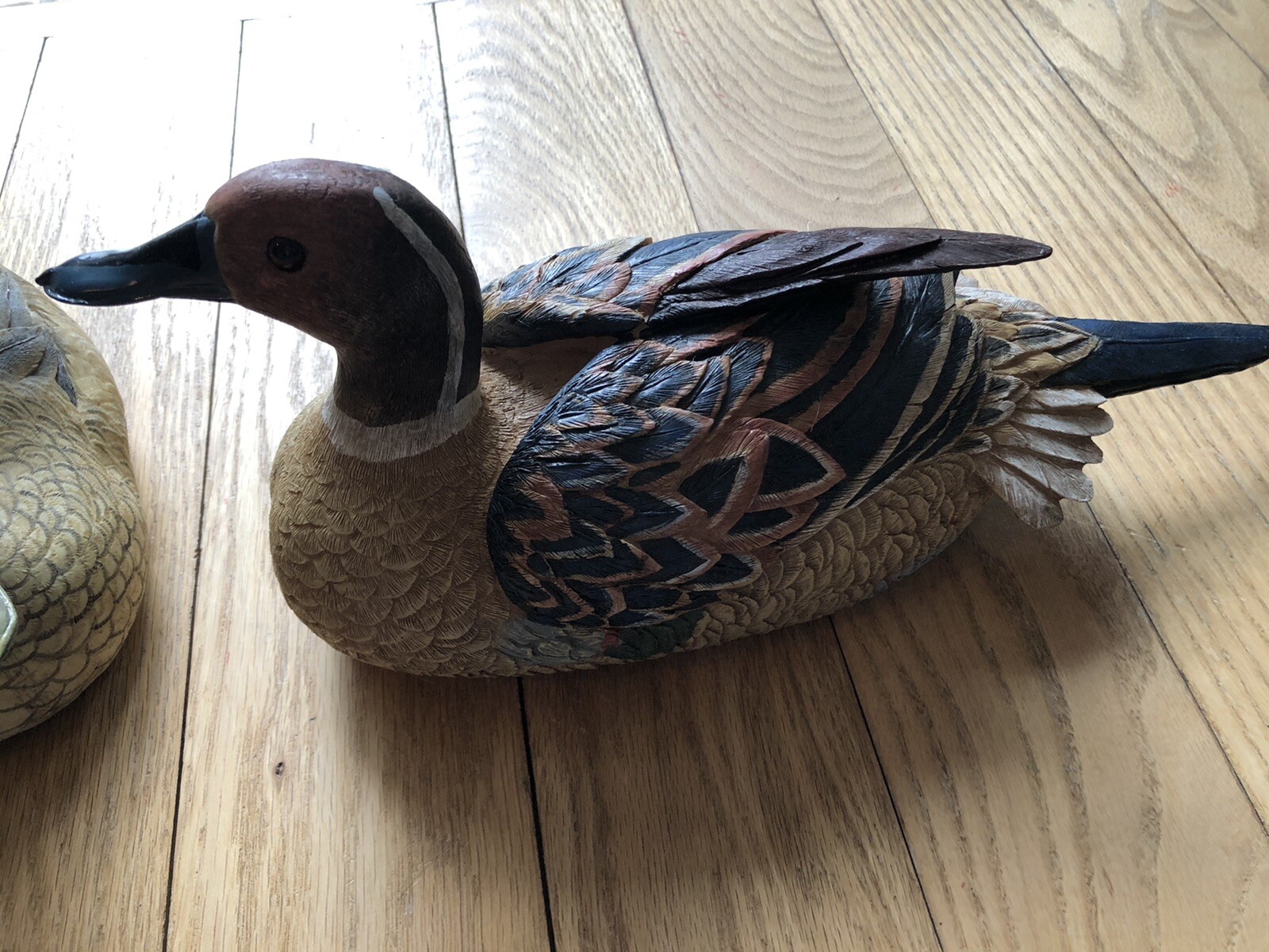 Vintage duck decoy Lot Of 2 Ducks original paint Excellent Condition Rare See Pi