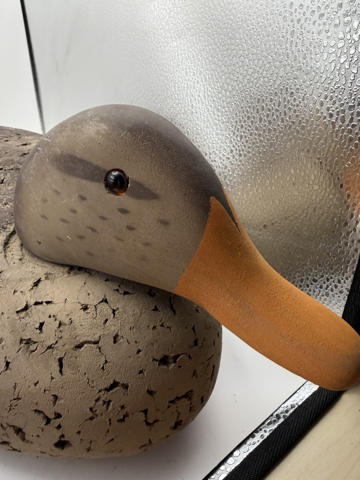 Pair Vintage LL Bean Oversized Mallard Cork Decoys Beautiful Condition 20”