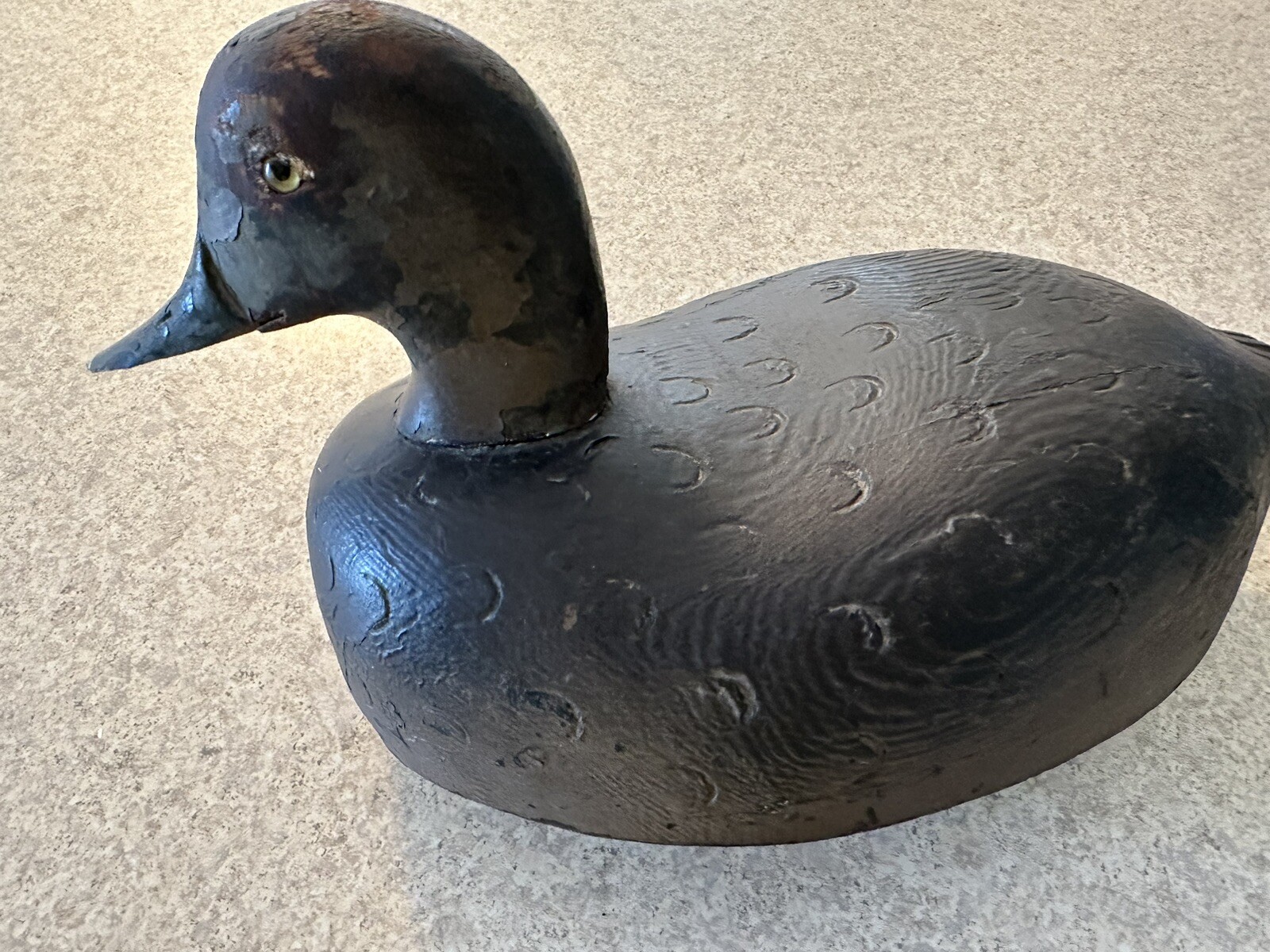 Vintage Wood Duck Decoy Antique Hand Carved Unsigned Unbranded