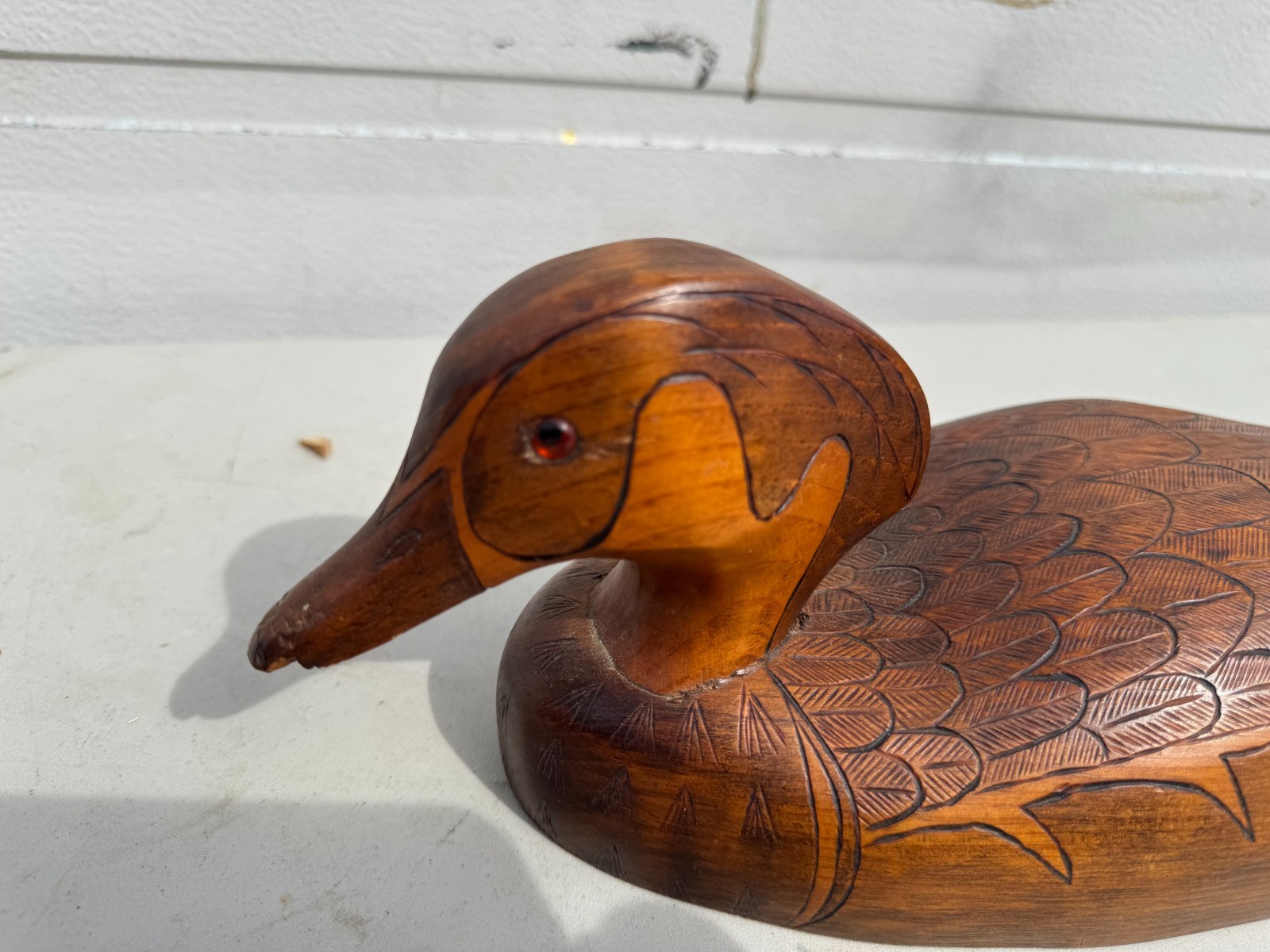 Hand carved Decoy by Lyn Jones 1975