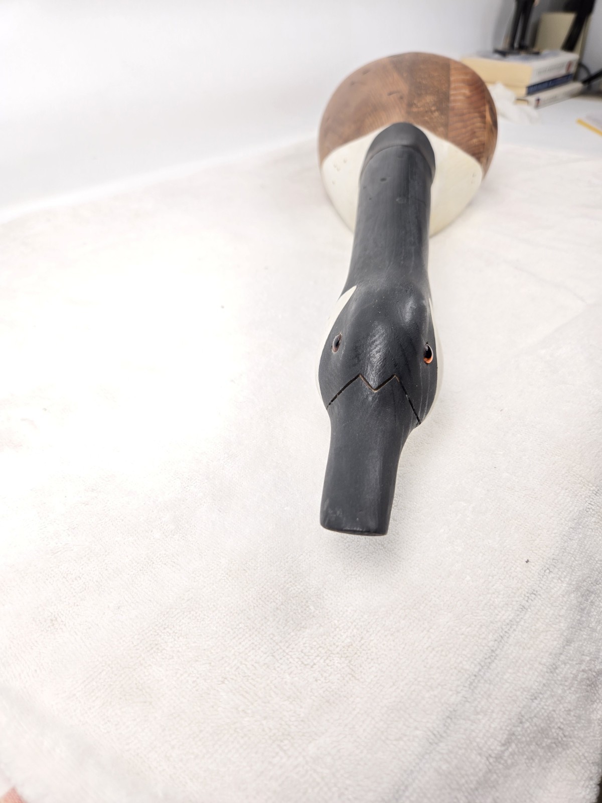 Vintage Wooden Canadian Goose Decoy By R. Livingston