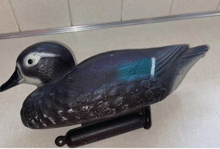 Sport Plast Vintage Hunting Decoy Duck Made In Italy