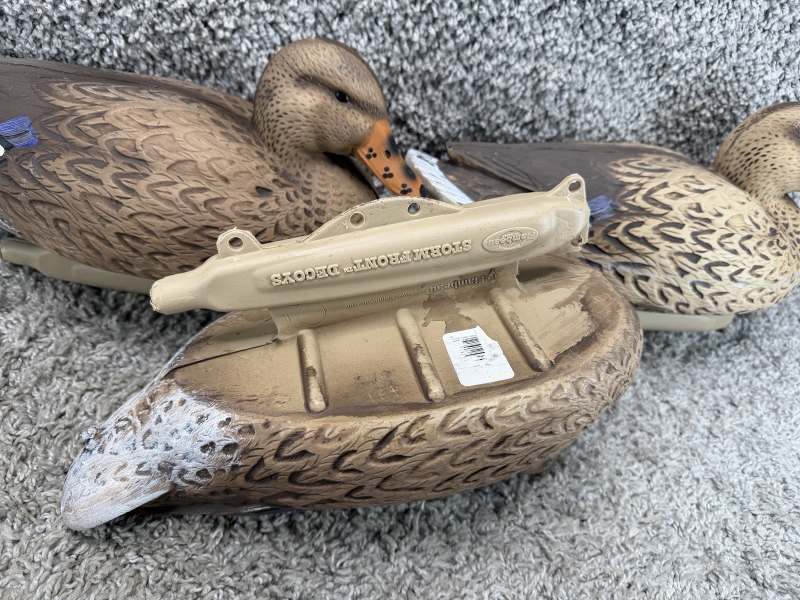 Flambeau Storm Front Mallard Hen Duck Decoys Lot of 3 Female Waterfowl Hunting