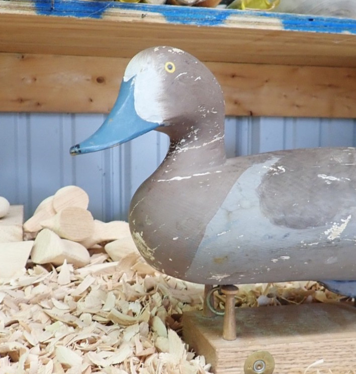 Capt. Harry Jobes Blue Bill Gunning Decoy