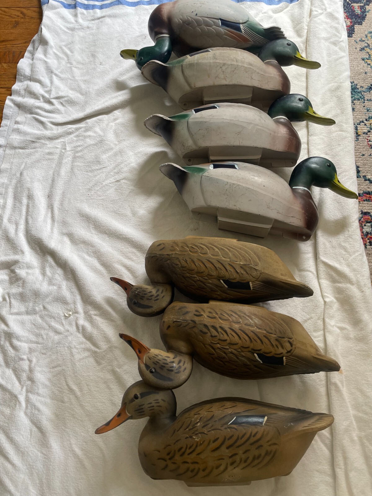 JS mcGuire Featherlite Mallard duck decoys