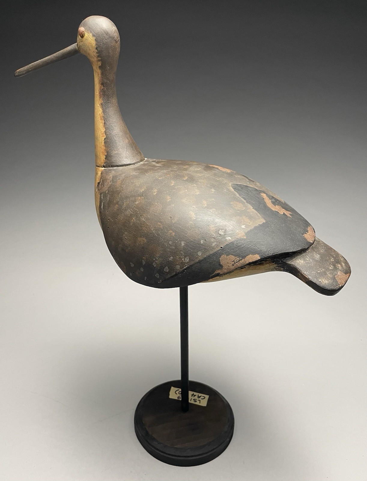 Larry Reader Maryland C. 2011 Yellowlegs Shorebird Folk Art Decoy