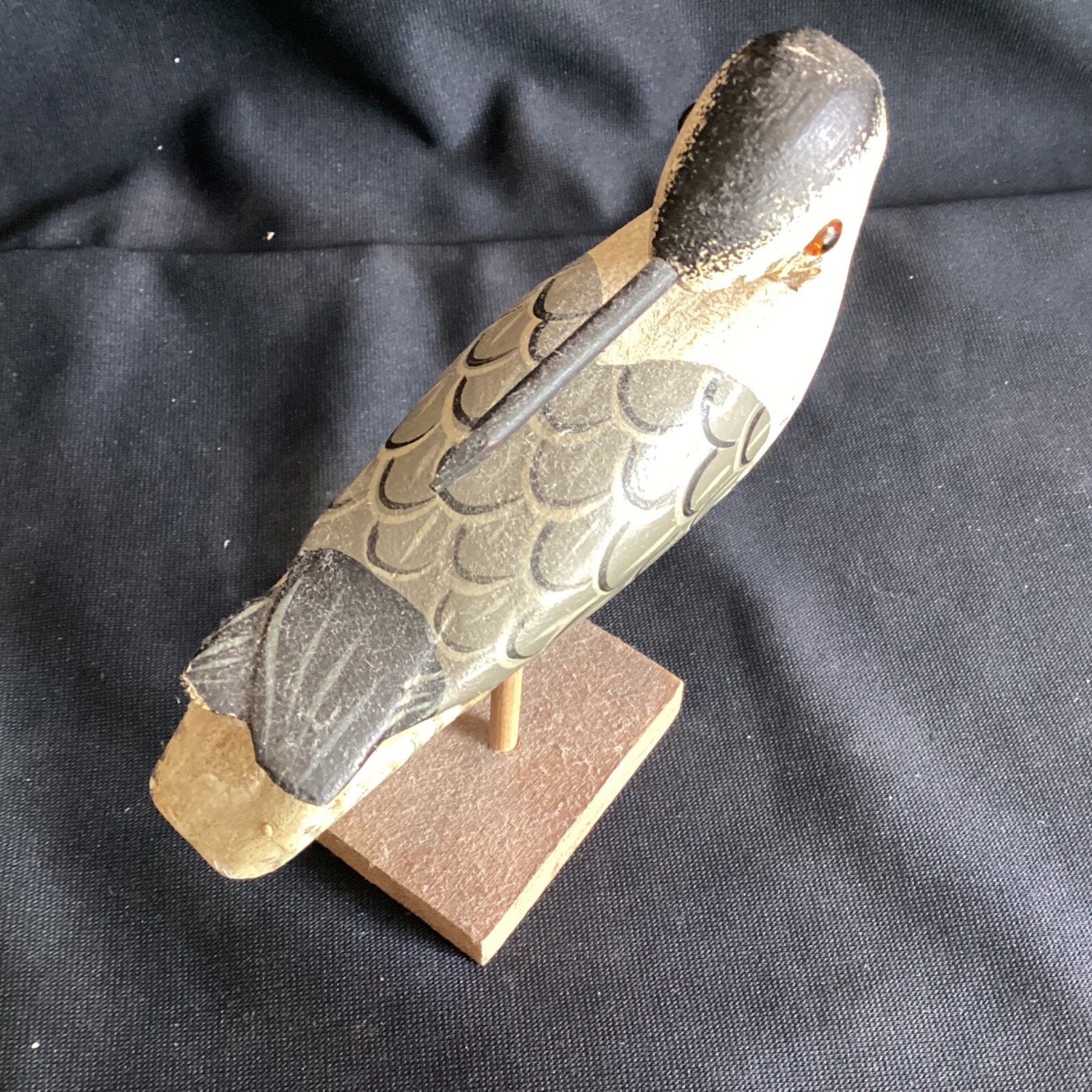 Vintage Carved Wood Jersey Shore Decoy Shore Bird Sandpiper Island Beach LBI