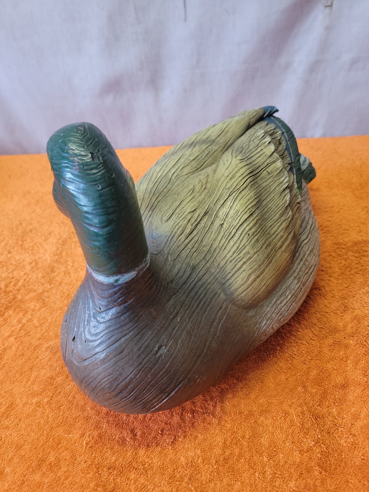 T•Drake Mallard Male Duck Decoy Handpainted Composite Material Body, 13.5 x 8×6