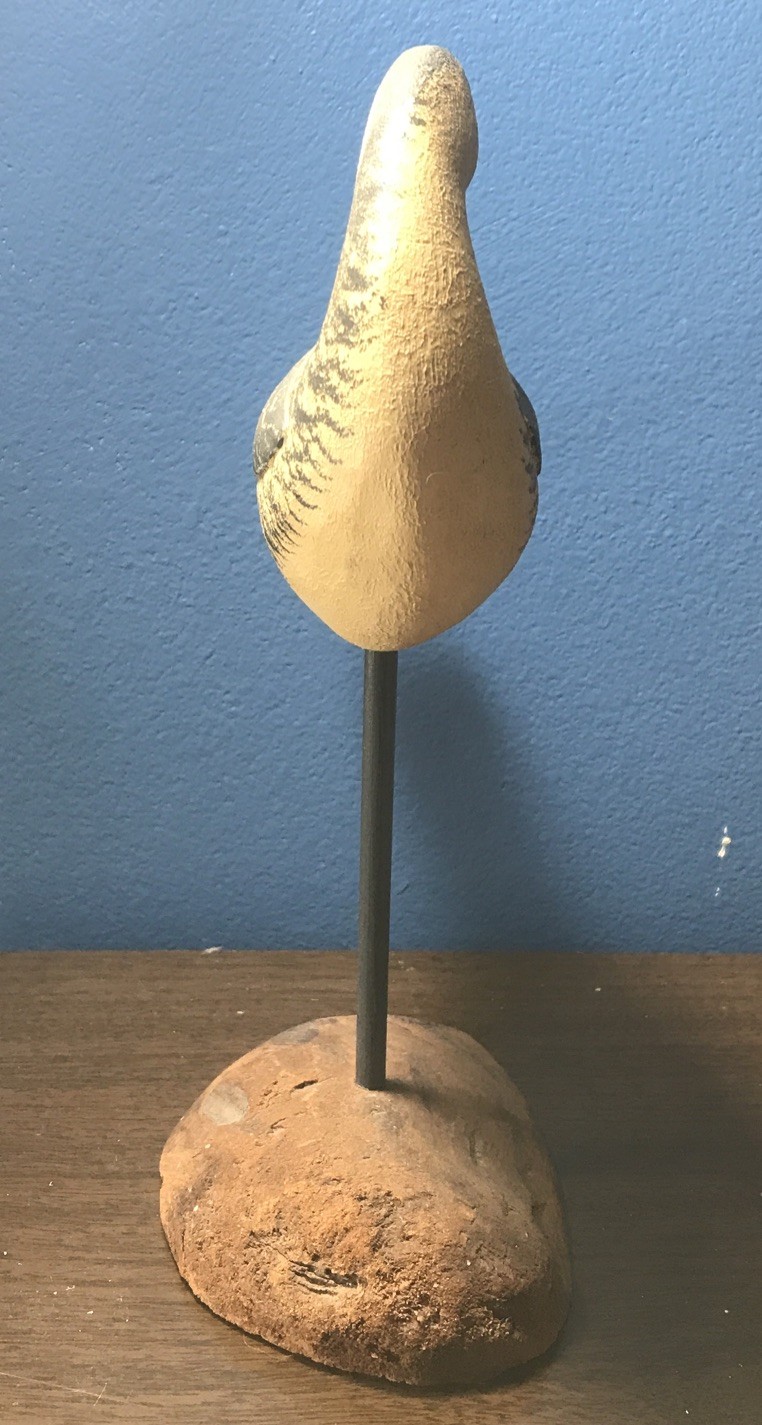 Shorebird Decoy Carving Fence Post Art David Personius