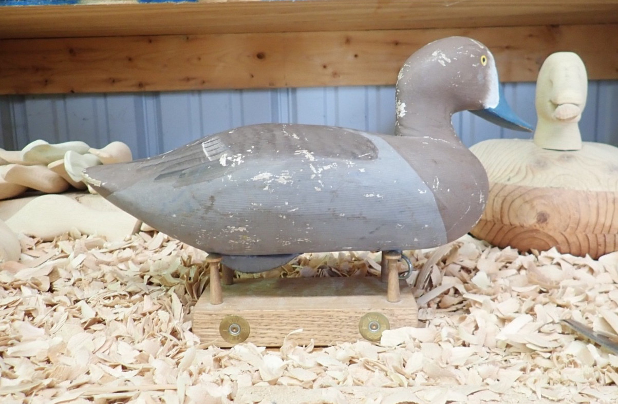 Capt. Harry Jobes Blue Bill Gunning Decoy