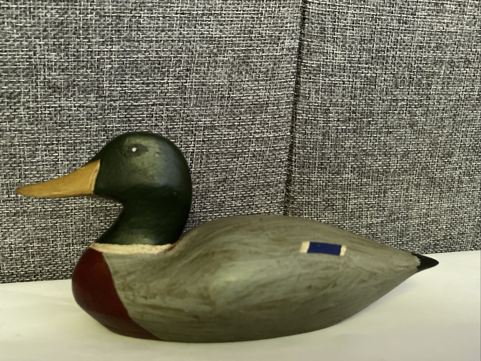 Wooden Mallard Decoy Duck | French Broad River Decoy Co NC | Artist Signed 1994