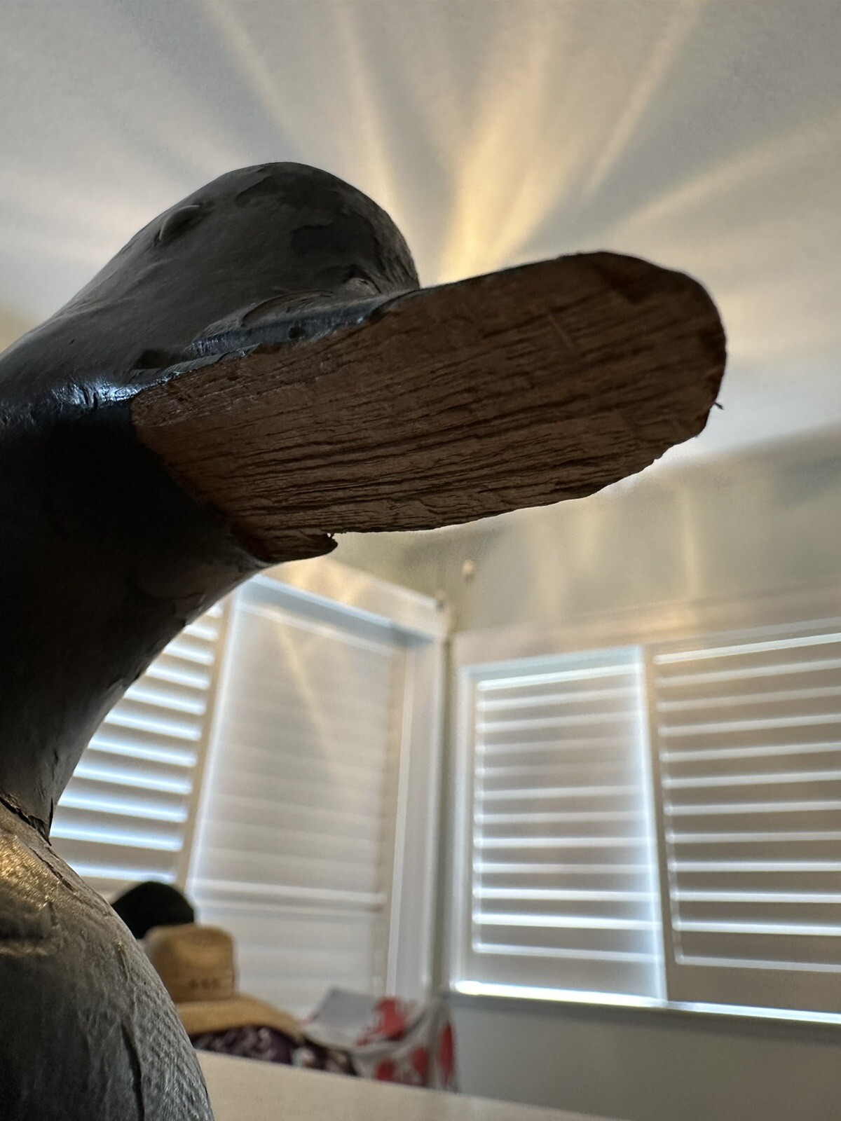 Vintage Wood Duck Decoy Antique Hand Carved Unsigned Unbranded