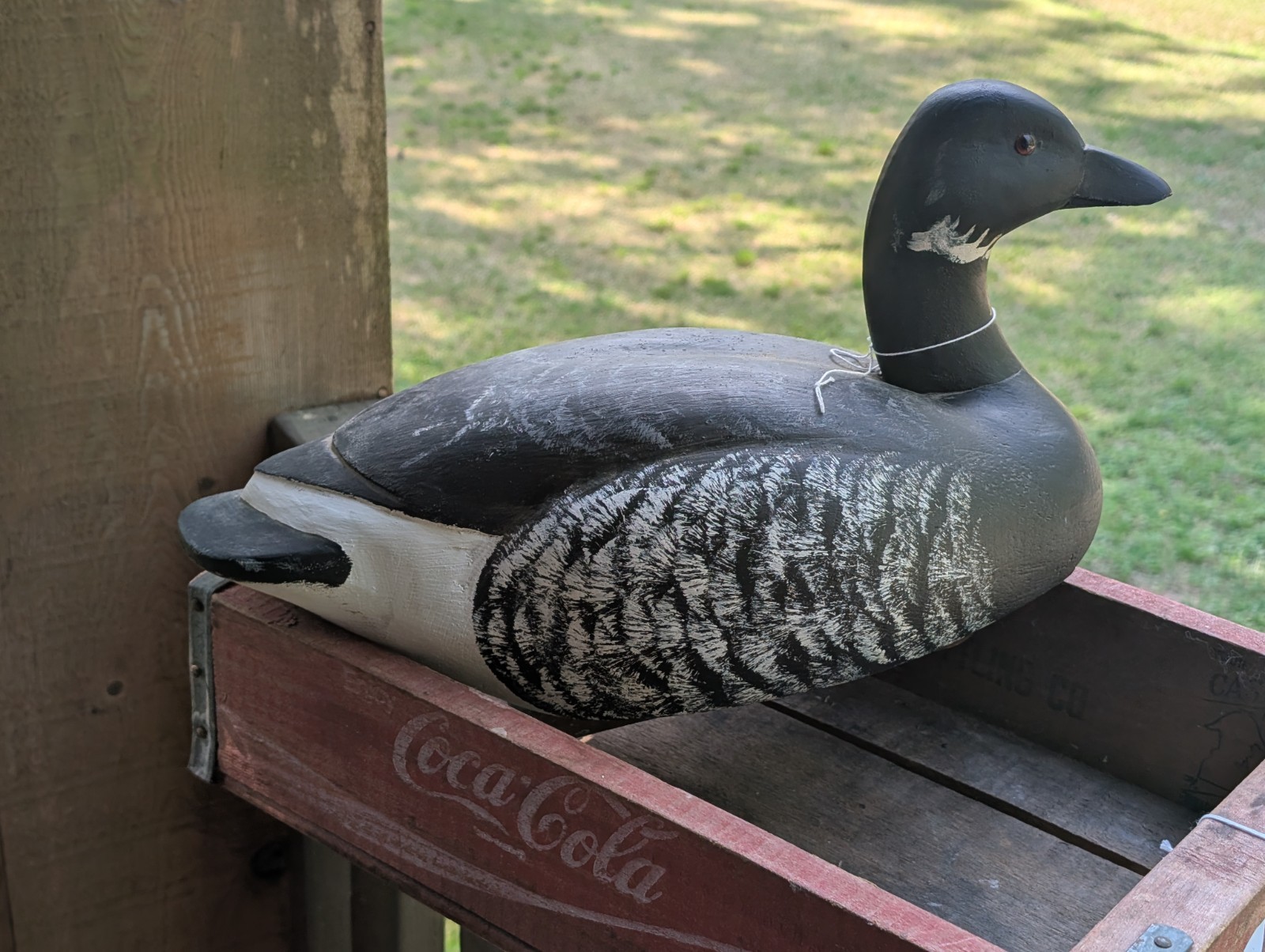 VINTAGE CARVED WOODEN HUNTING DUCK DECOY FOR SALE #233 Ron Snow, Michigan