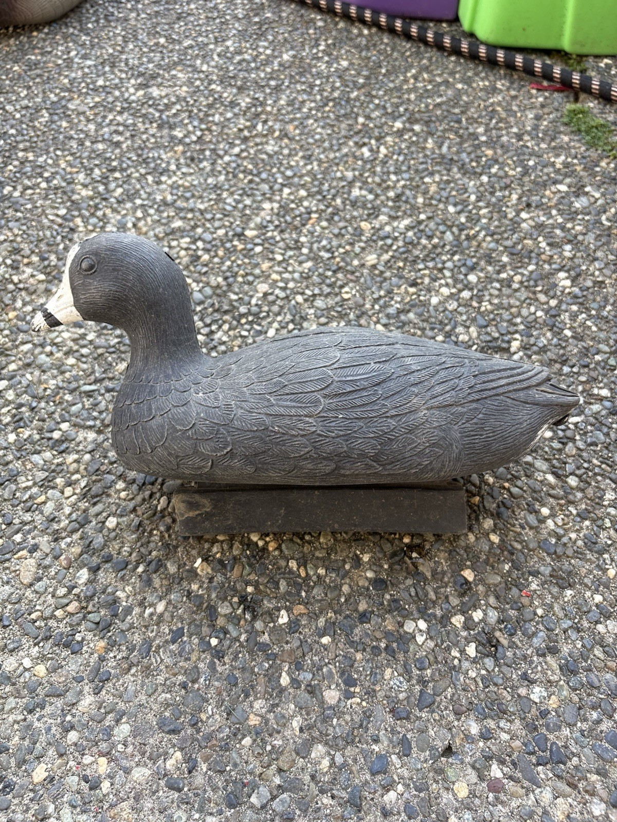Vintage Flambeau Specialty Series Water Keel Coot Duck Decoy Made In USA Decor