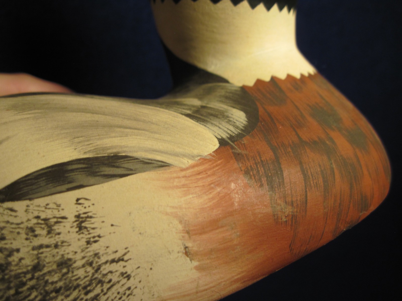 Hornick Bros Stoney Point Duck Decoy – Red Breasted Merganser signed by Ray 1975