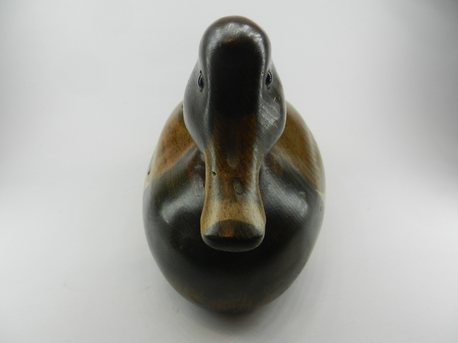 Estate Find Rare 1980’s Tom Taber Carved Wood Decoy Duck Signed – Excellent!!