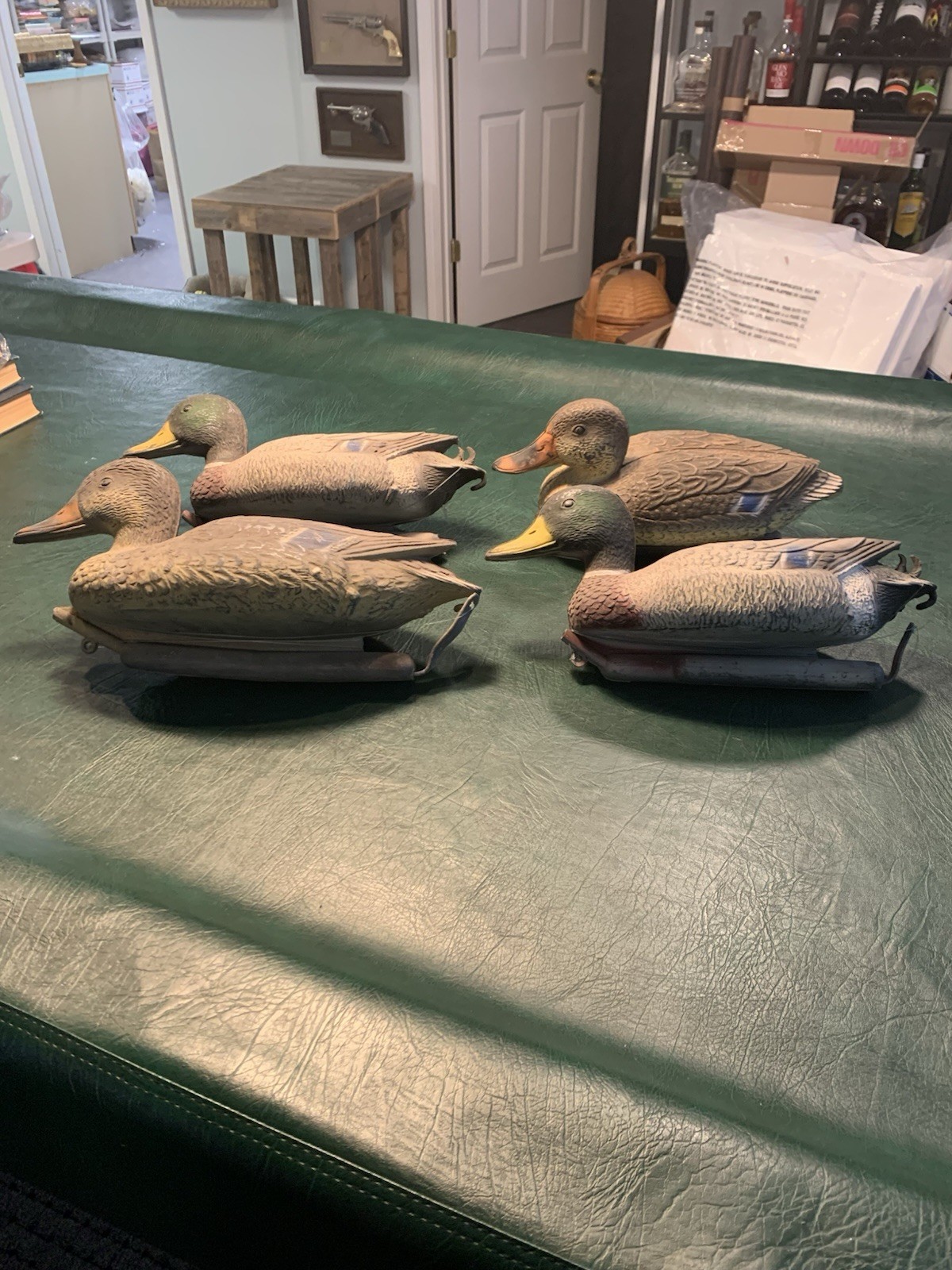 Vintage Sport Plast Italian Made Duck Decoys 15” – Lot of 4