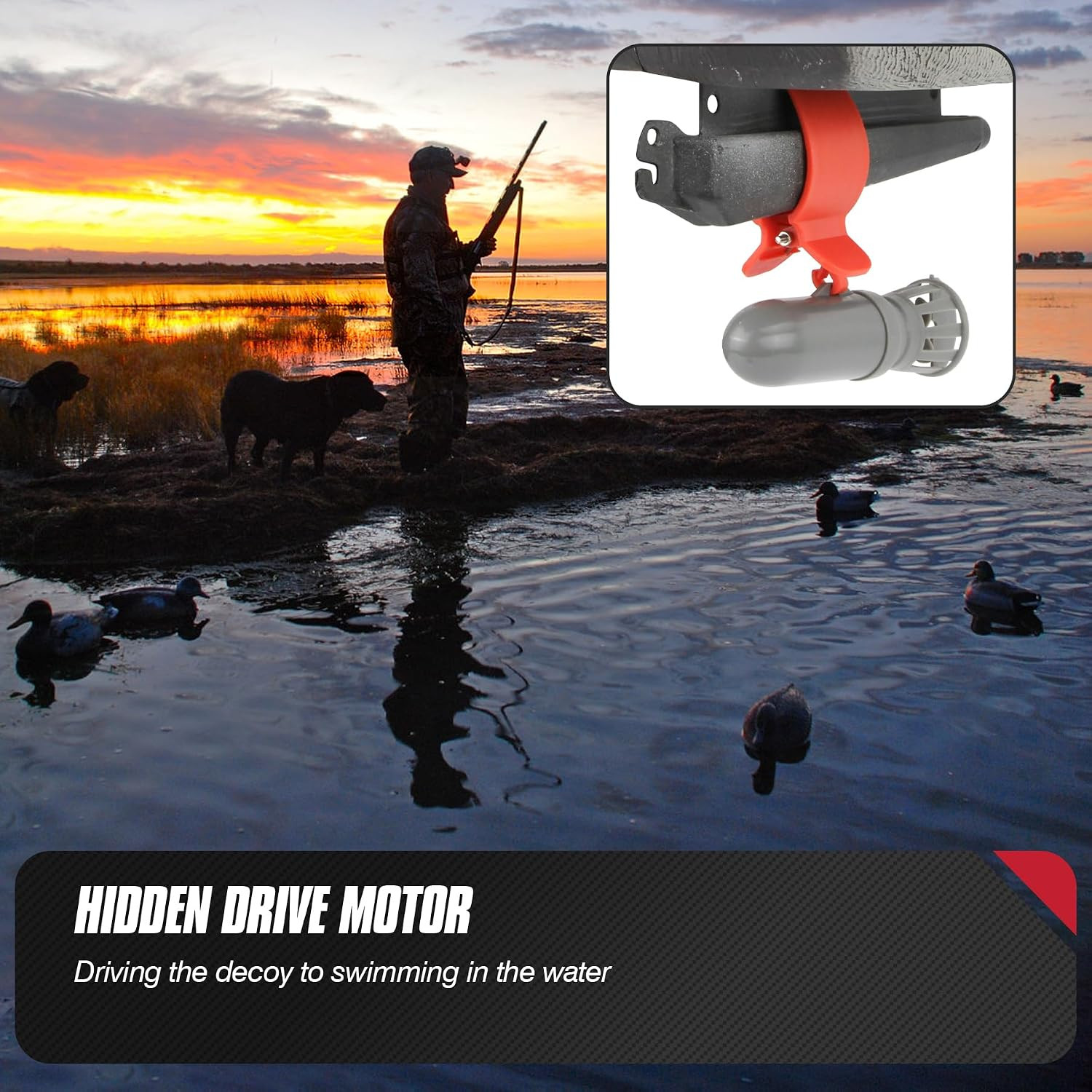Decoy Motor for Driving Waterfowl Decoys, Decoy Motors for Duck/Goose
