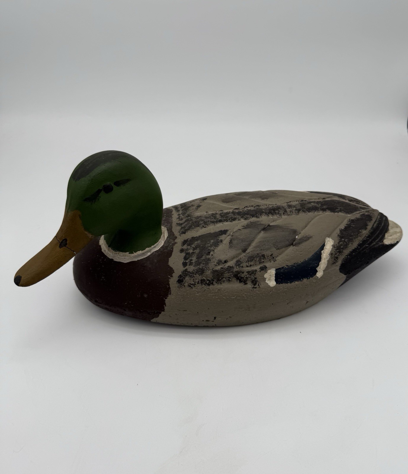 Vintage Painted Foam Decoy Ducks Unlimited Duck Clinton Iowa READ