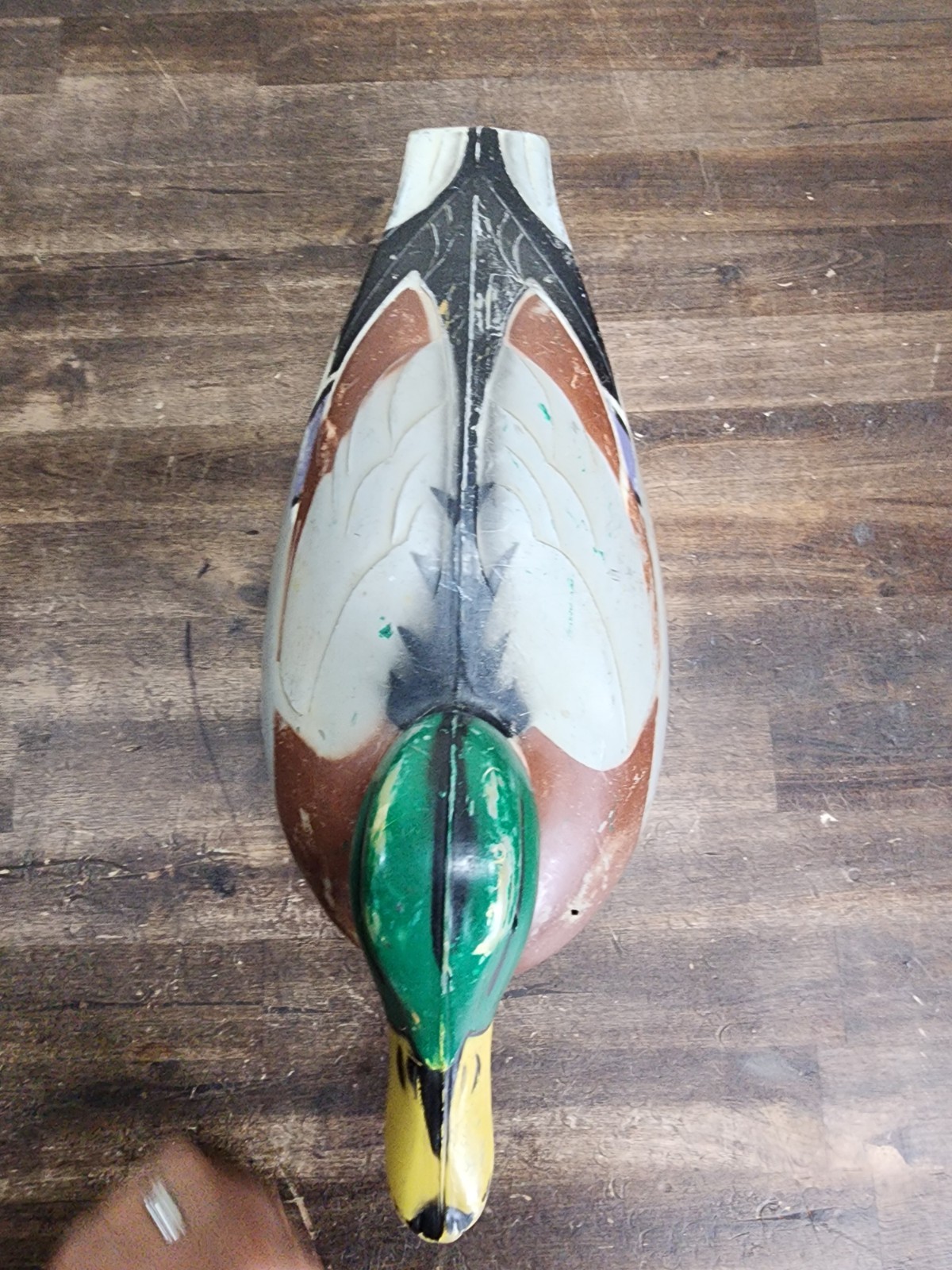 Vintage Duck Decoy Victor D9 1967 Mallard Drake by Woodstream Co. Plastic