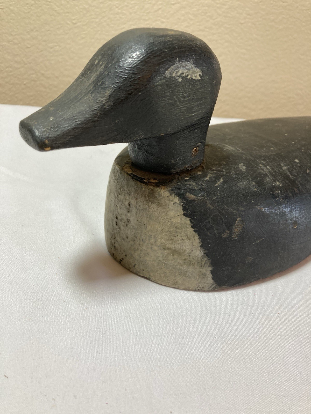 Vintage Wood Duck Decoy Old Antique Primitive Mancave Decor Rustic Hand Made
