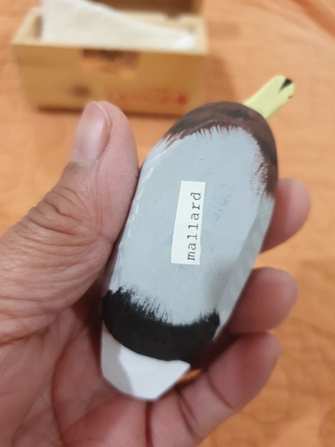 Vintage Robert Toussaint Quebec Miniature Goose Decoy