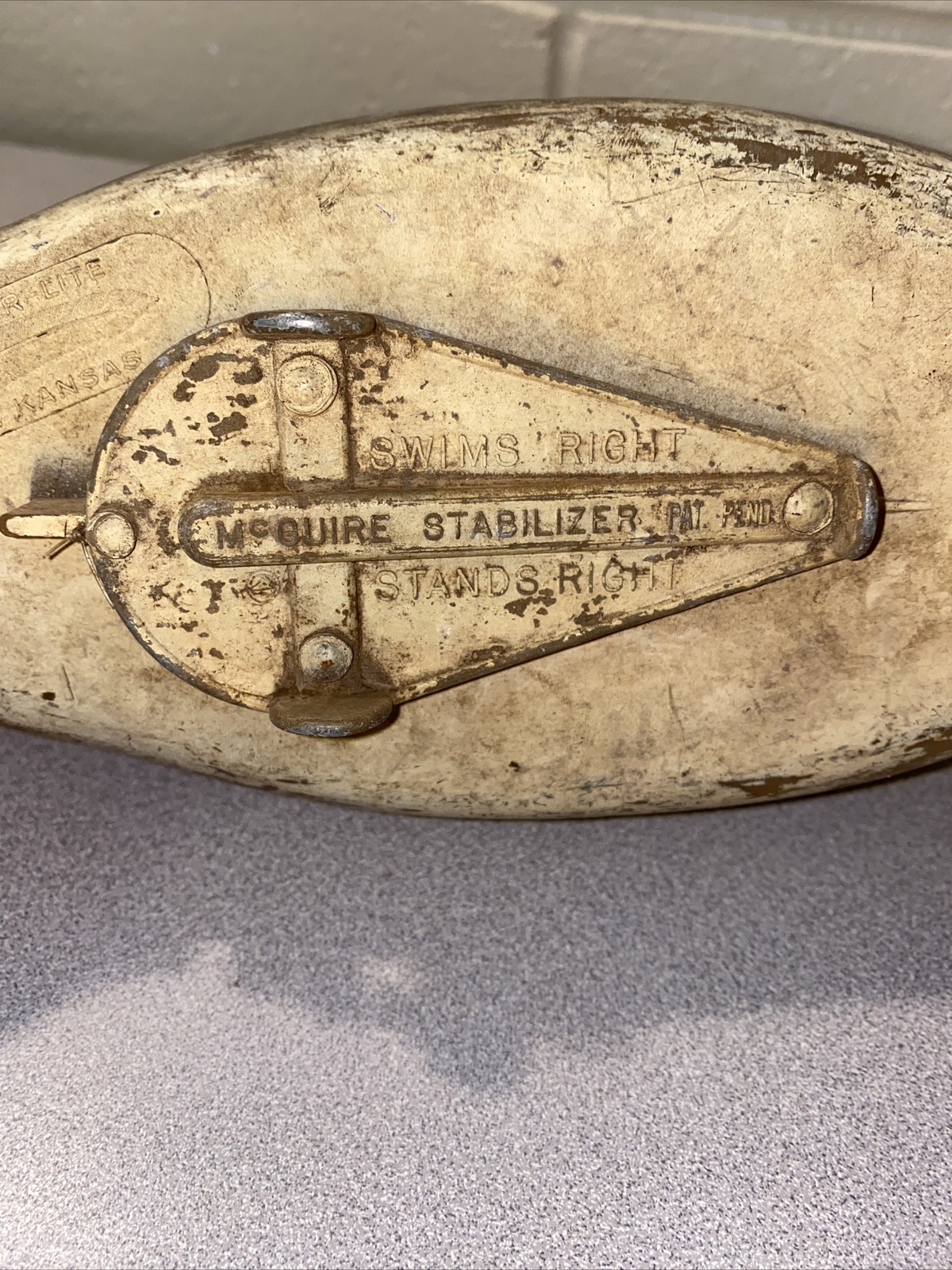 2 Vintage FEATHERLITE Hunting Duck Decoys with McGuire Stabilizers Kansas City