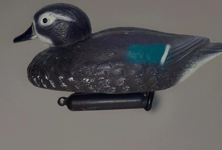 Sport Plast Vintage Hunting Decoy Duck Made In Italy