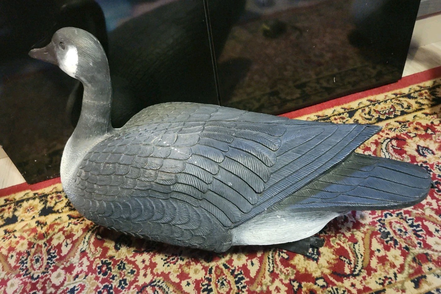 Vintage Plastic Floating Canadian Goose Decoy Flambeau 25″ Decoy USA