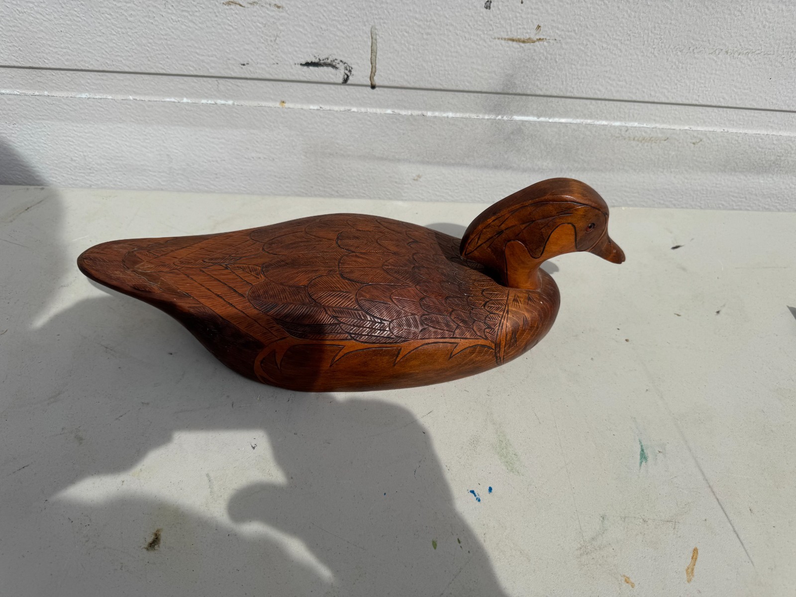 Hand carved Decoy by Lyn Jones 1975