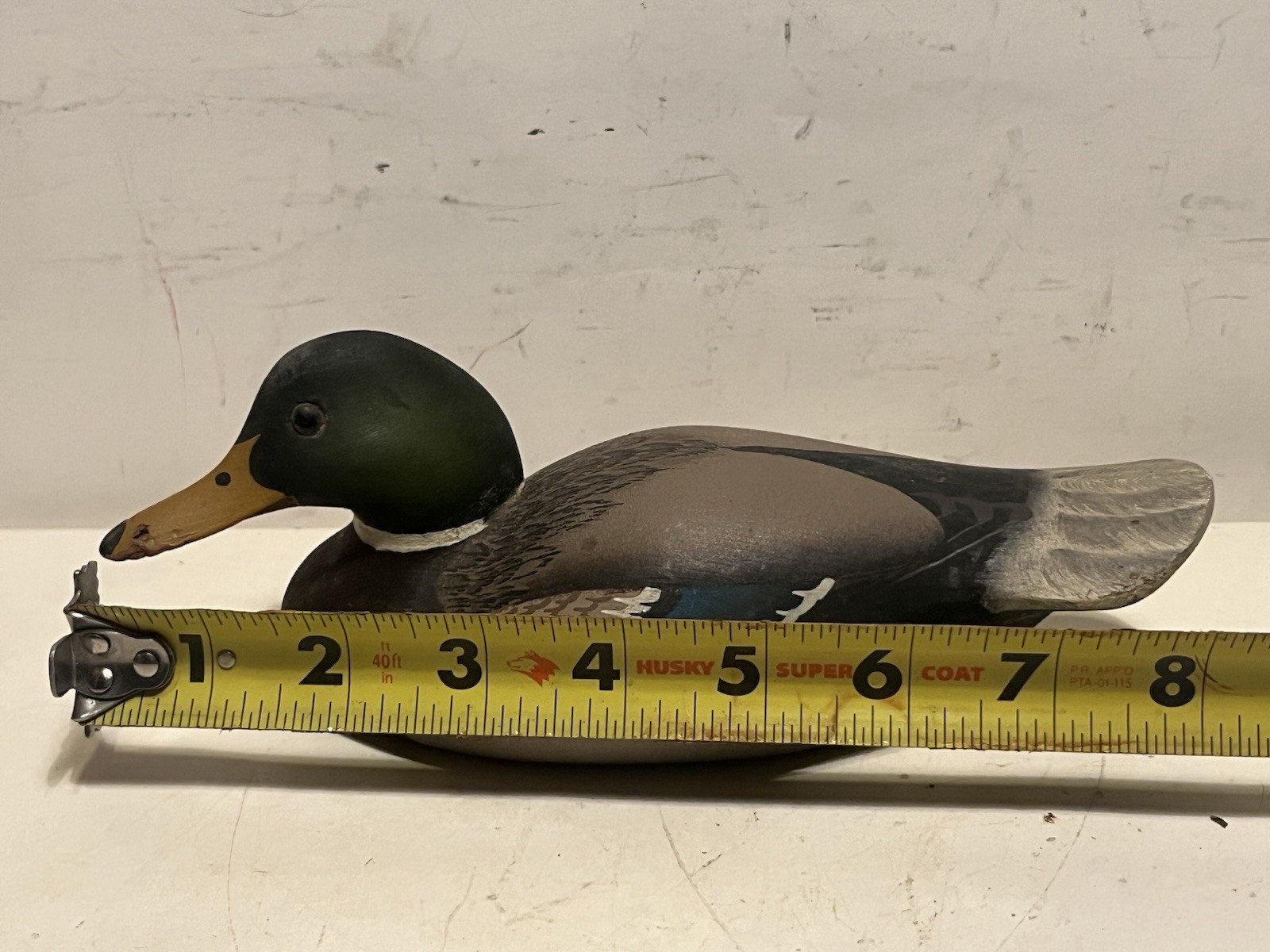 william cranmer half size mallard pair duck decoys vintage 1975
