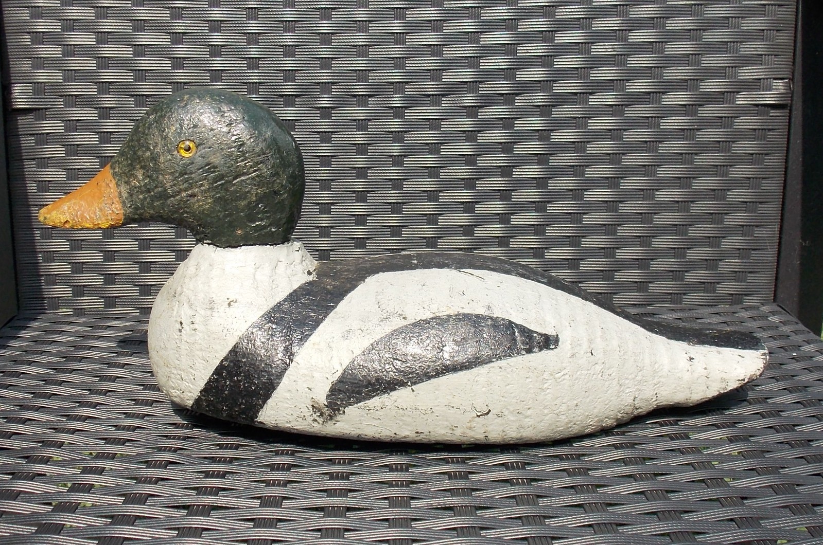 Victor Animal Trap Company Wooden Duck Hunting Decoy 1940S
