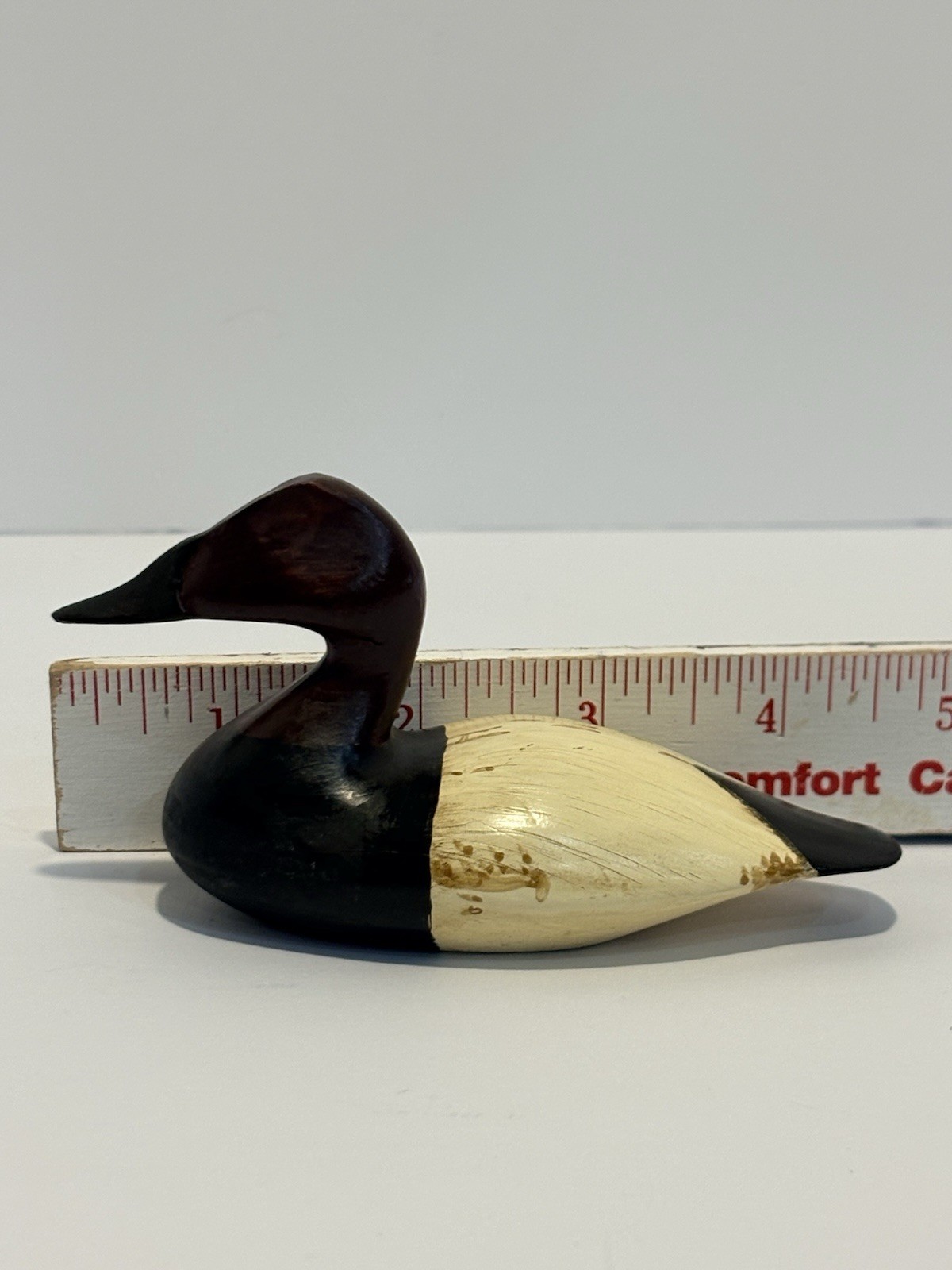 Hand Carved Duck By Lee Dudley Canvasback  Knotts Island, NC by Joe Seme