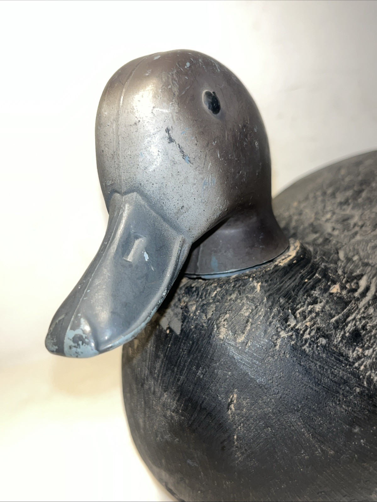 victor factory duck decoy tenite head vintage