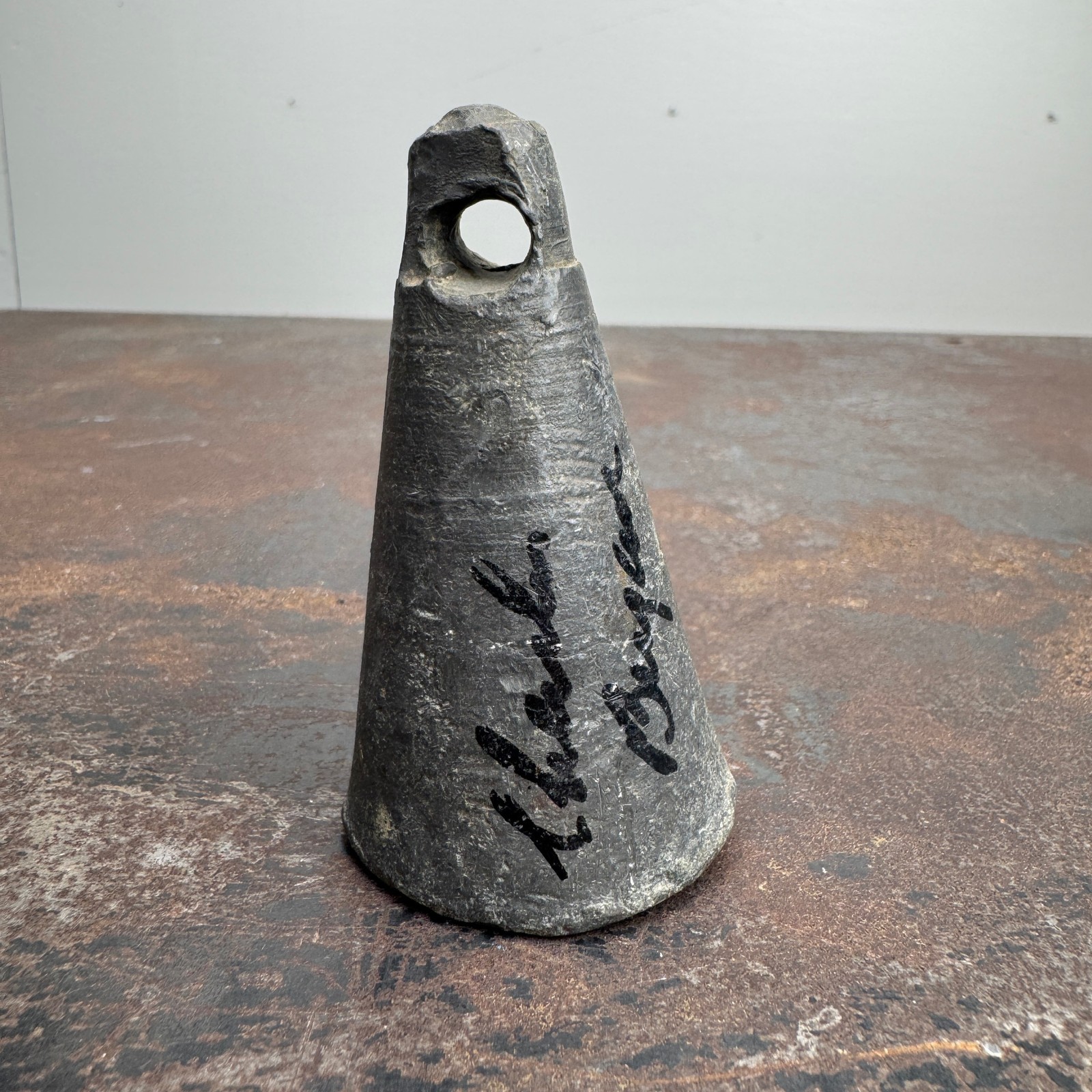 Vtg CHARLIE BRYAN Decoy Carver SIGNED Duck Decoy Weight – Middle River, MD