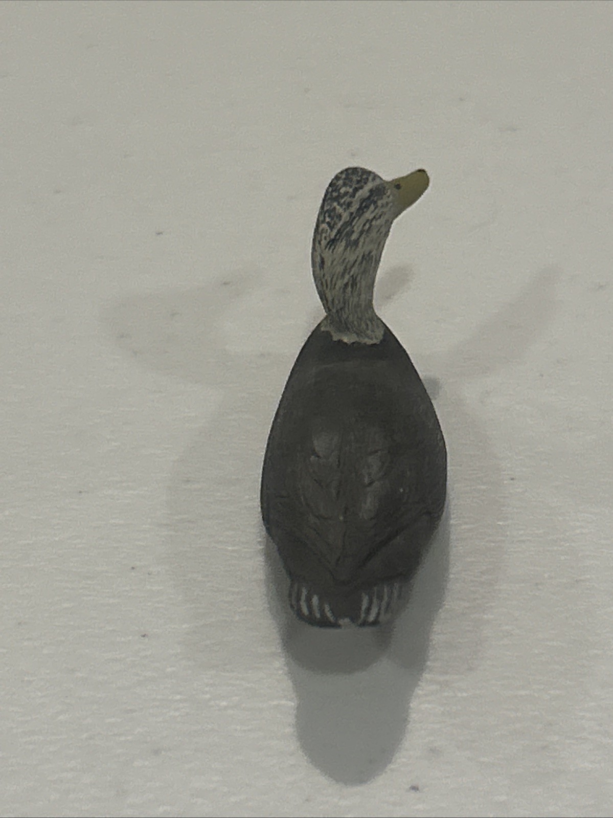 1970s Bill Callahan Signed Hand Painted Mini Pewter Mandarin Duck Decoy Pair (2)