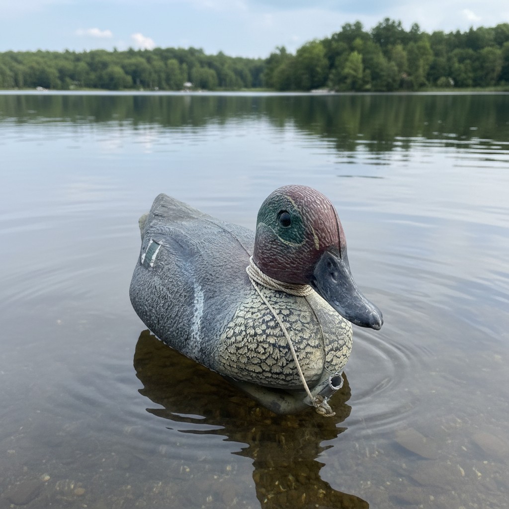 Carry Lite, Sport-Plast, Greenwing Teal Duck Decoy, 11″