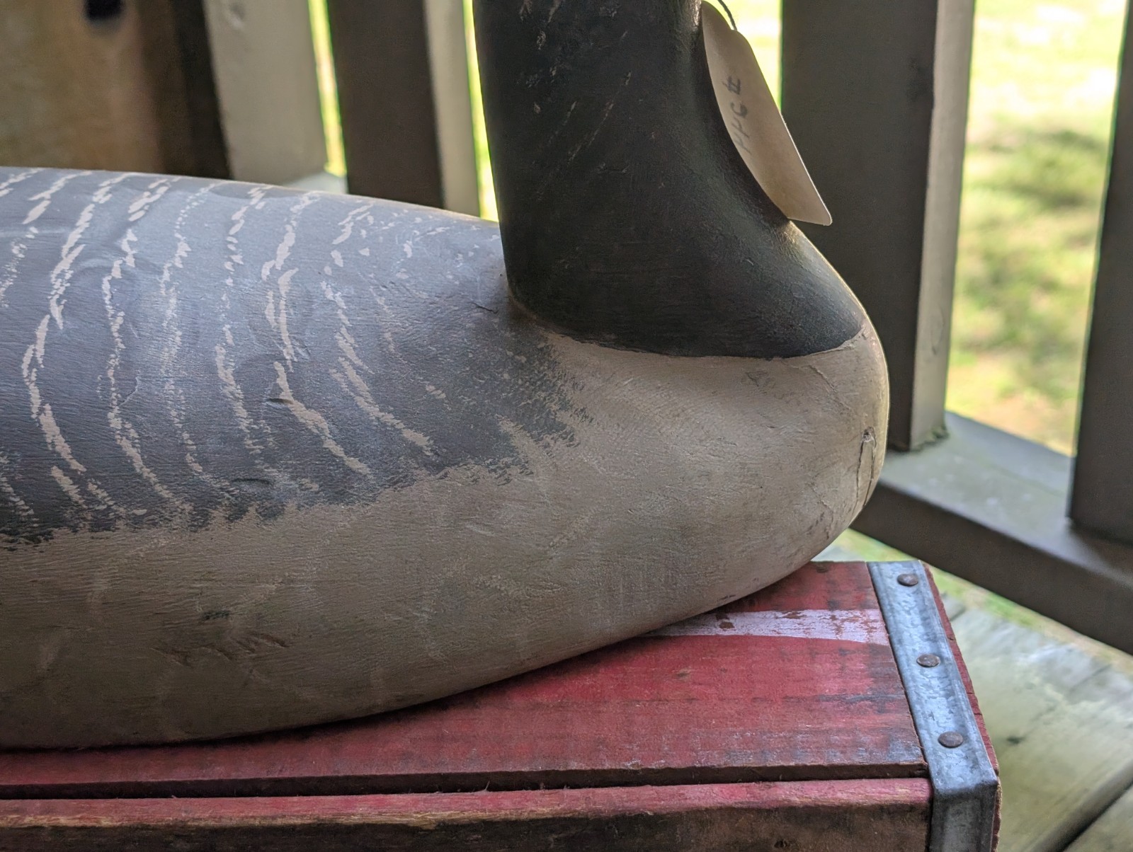 VINTAGE CARVED WOODEN HUNTING DUCK DECOY FOR SALE #244 TRUE NORTH DAVID SIMANDL