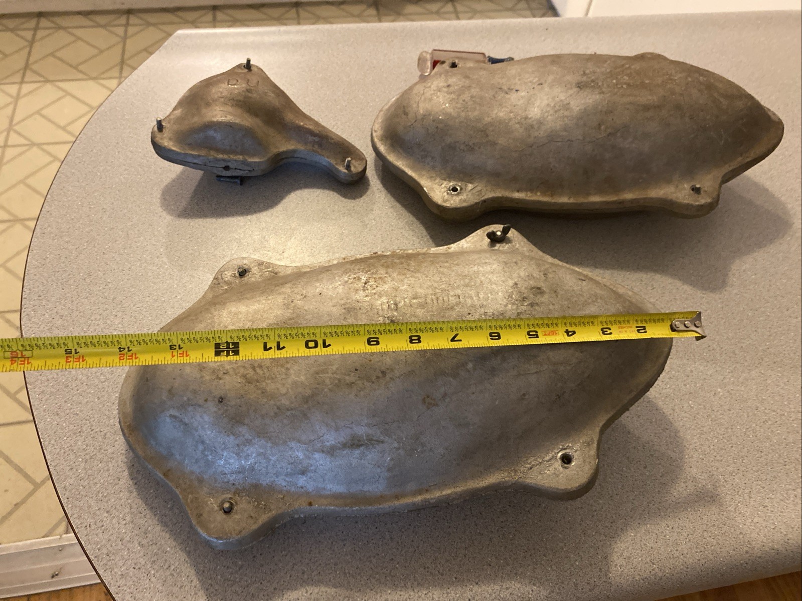 Vintage Cast Aluminum 3 Piece Duck Decoy Mold, Body & More,READ