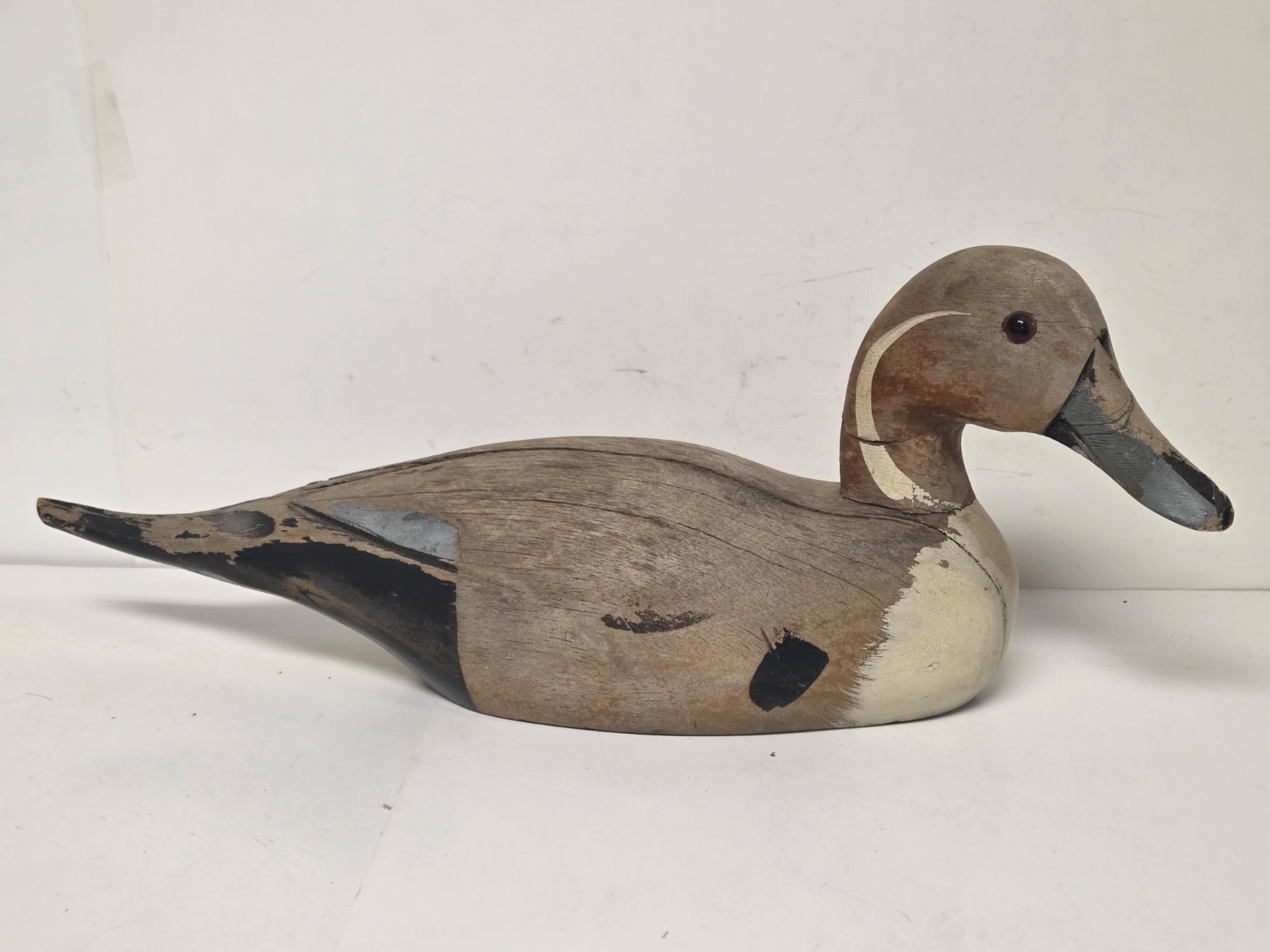 Vintage 15.5″ Wood Pintail Duck Decoy