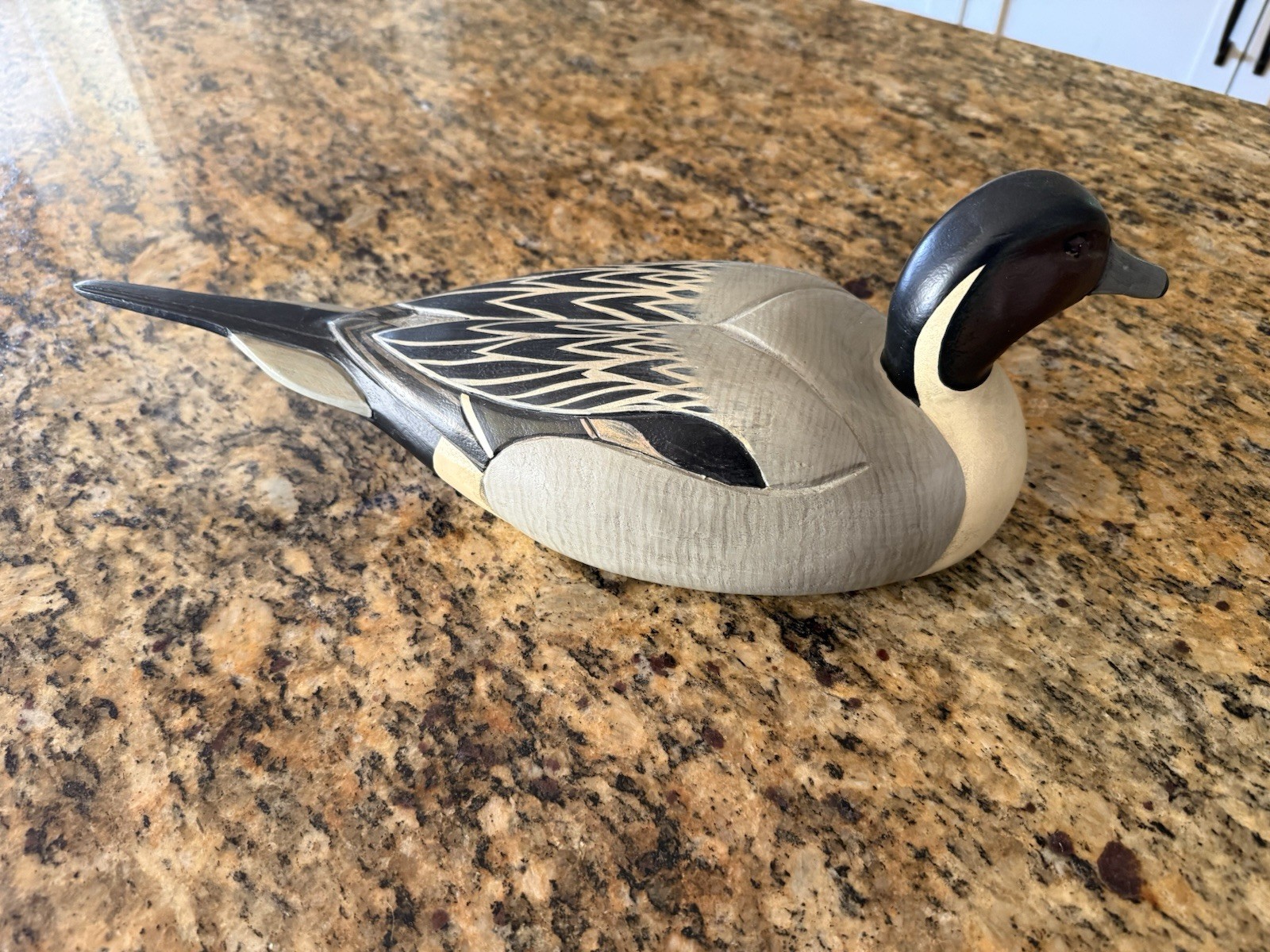 Vintage PINTAIL Duck Decoy By Jon Jones, The Danbury Mint