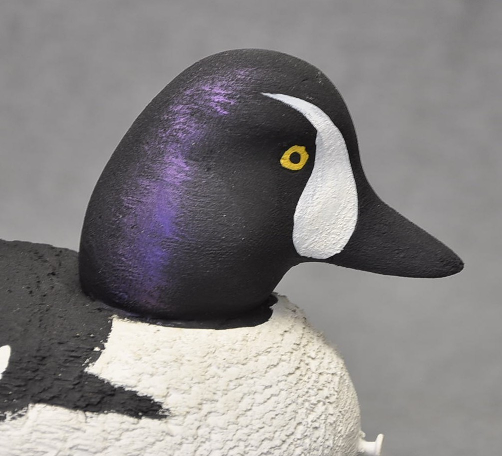 East Coast style BARROWS GOLDENEYE duck decoy CARVED PAINTED EYES WMW “AC”