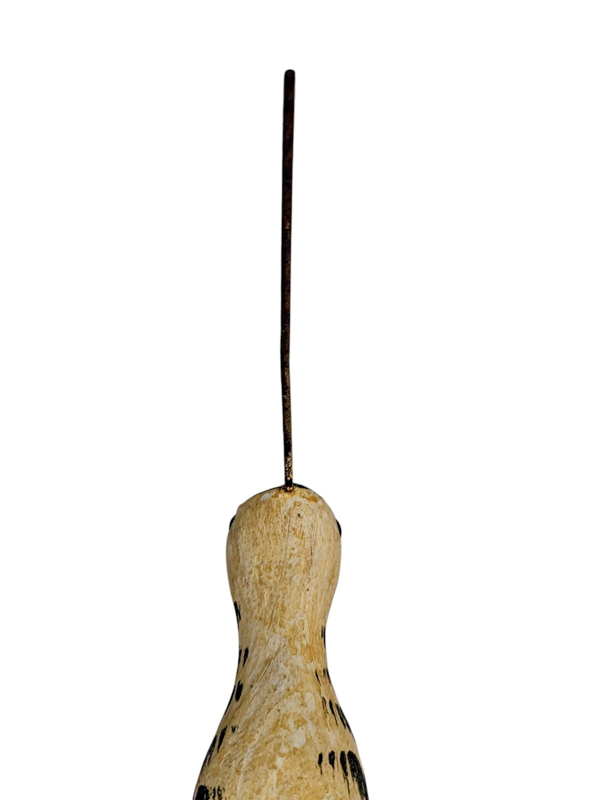 Richard Morgan Long-Billed Curlew Shorebird Metal Bill, Metal “Stick” Antiqued