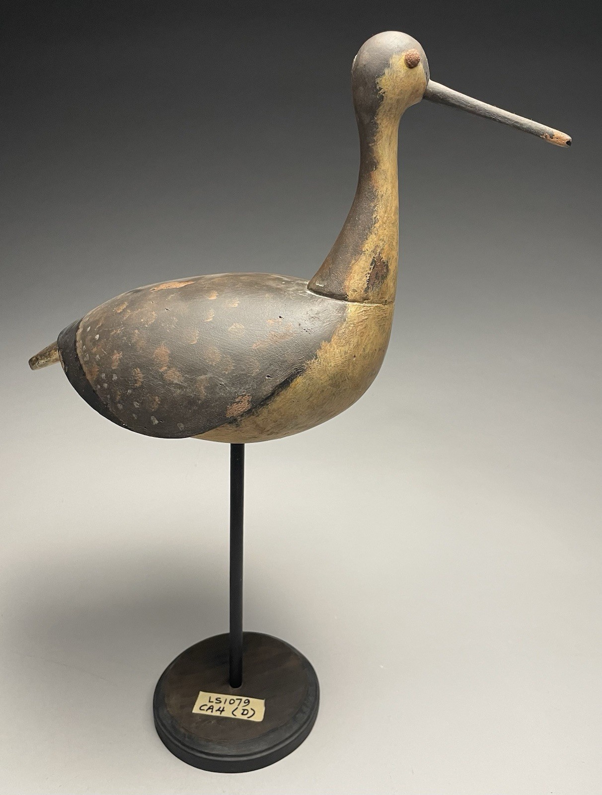 Larry Reader Maryland C. 2011 Yellowlegs Shorebird Folk Art Decoy