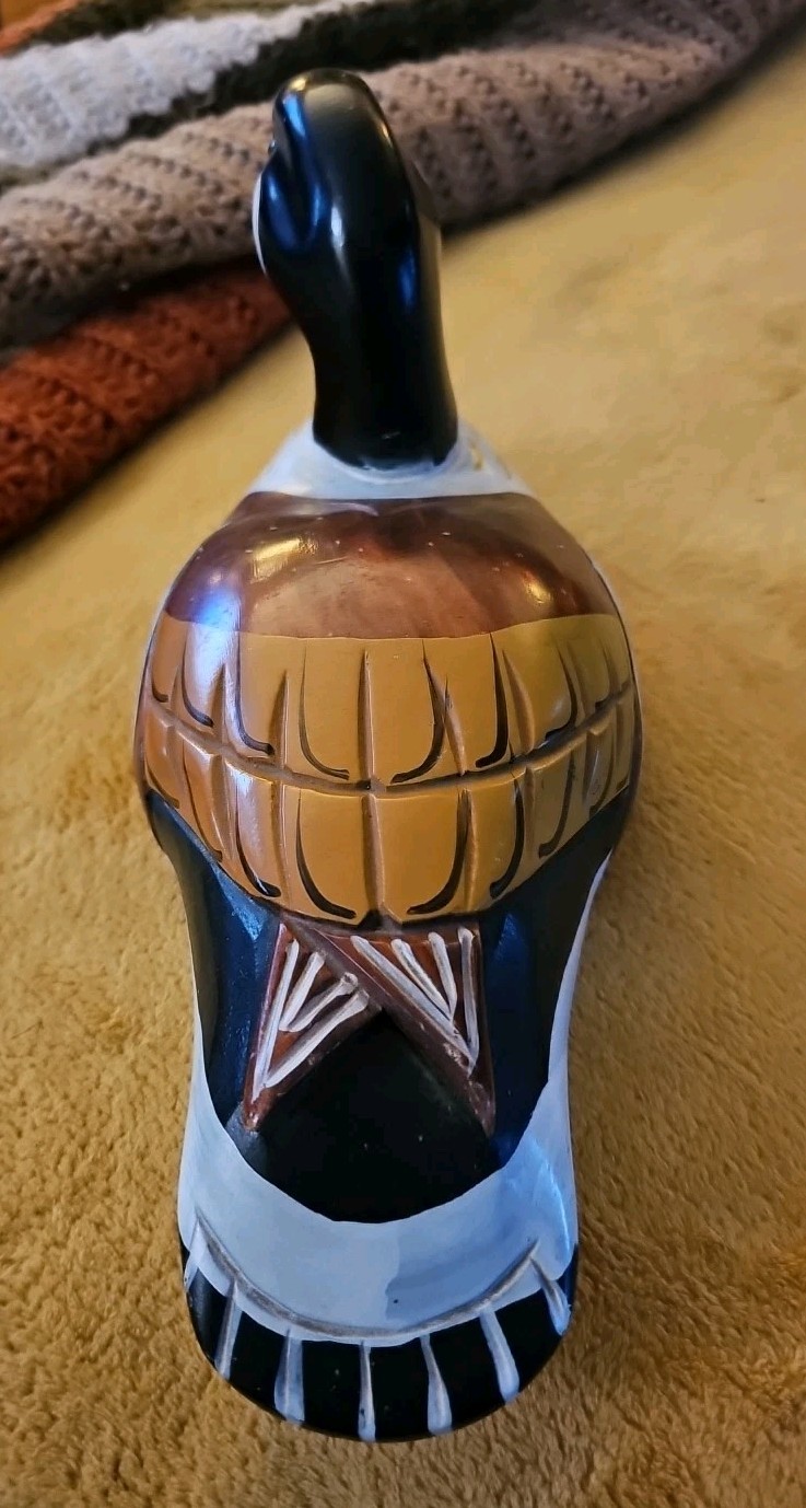 Canadian Duck Goose Decoy Hand Painted Vintage 14″ *Read*
