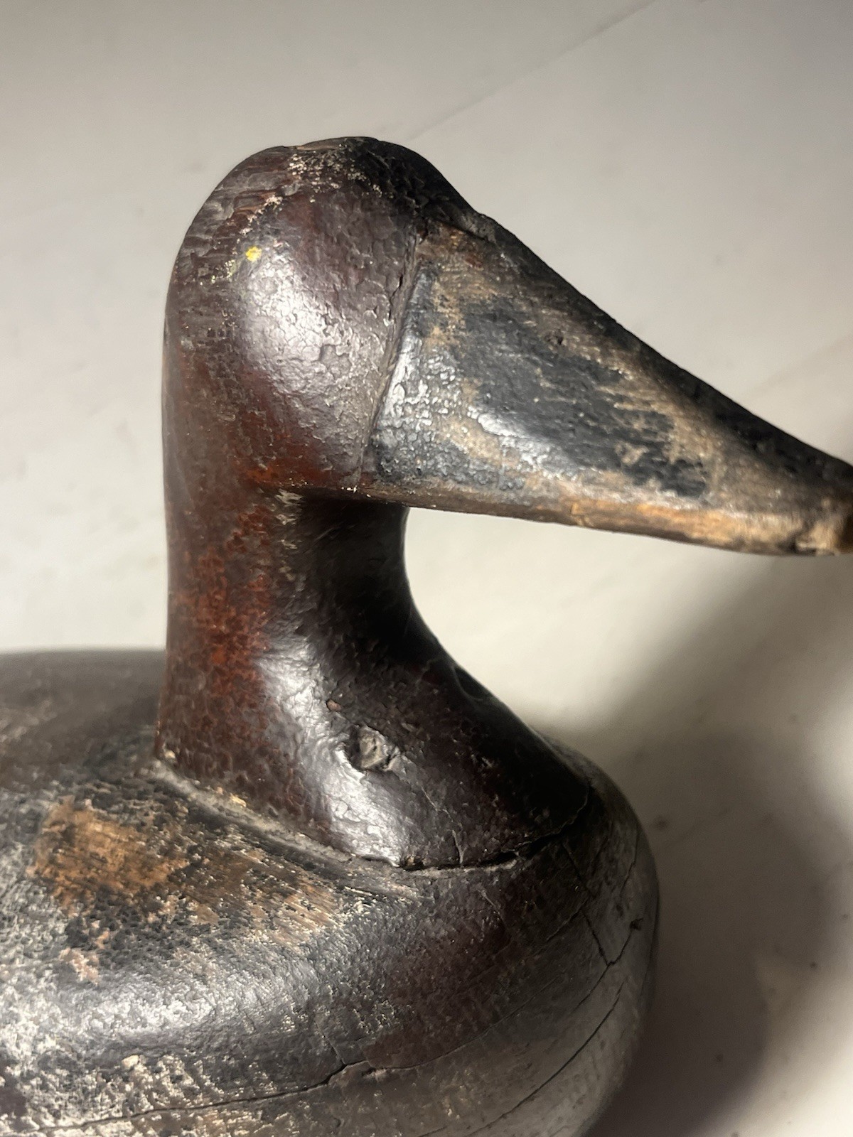 columbus lum fletcher canvasback drake duck decoy swan creek maryland