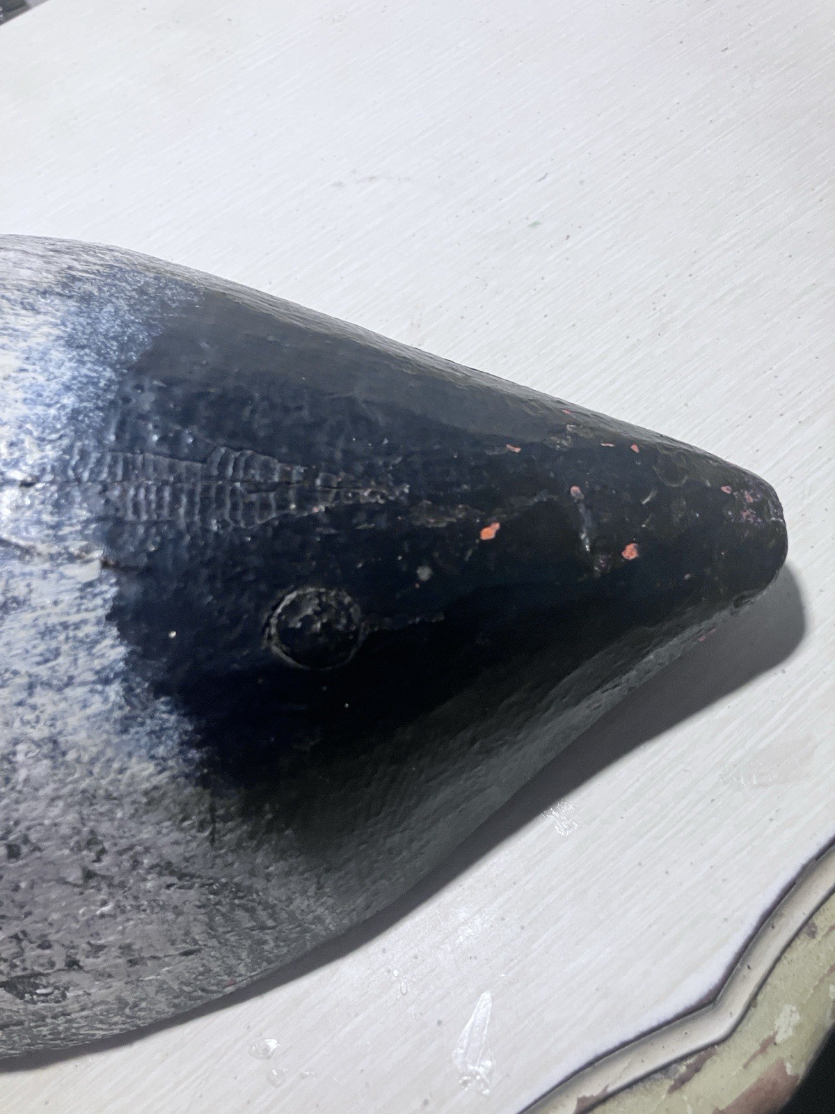 Hall Blue Bill Wood Duck Decoy Solid Body Antique Vintage ca. 1930