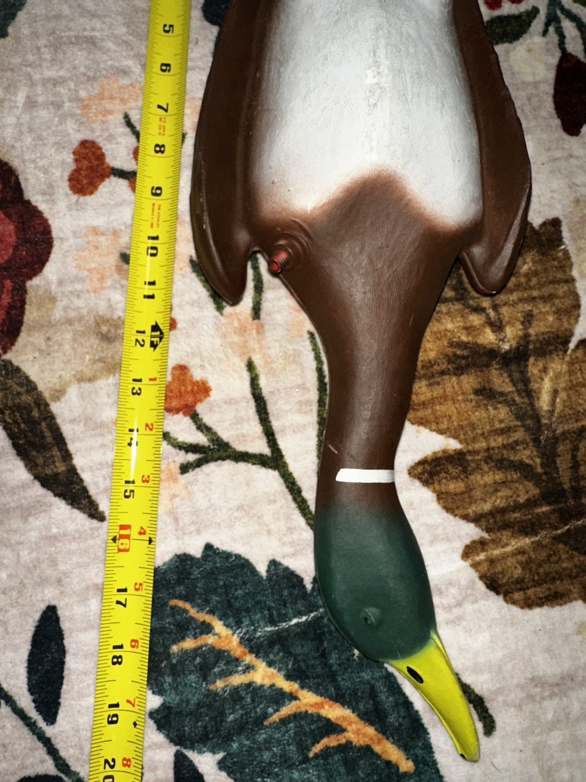 Vintage 20″ Herter’s Mallard training dummy Hunting Duck Rubber NWOT