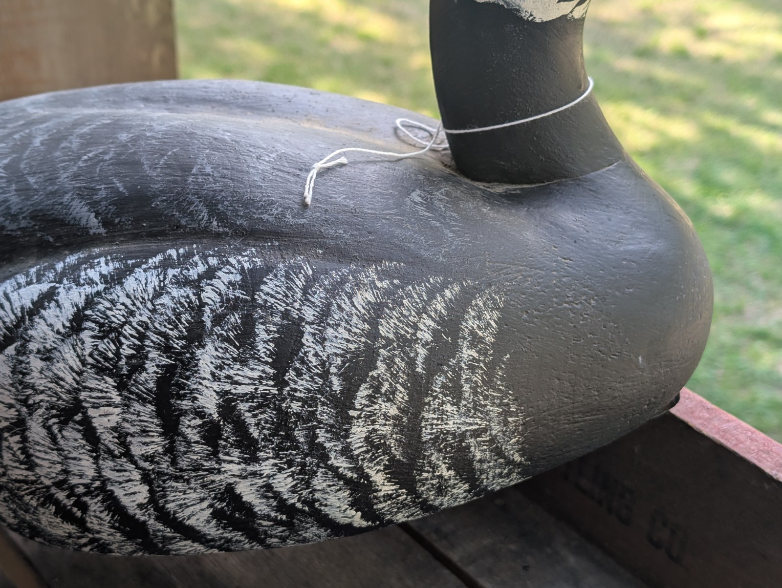 VINTAGE CARVED WOODEN HUNTING DUCK DECOY FOR SALE #233 Ron Snow, Michigan